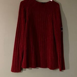 Women's US Polo Association Red Knit Sweater Large